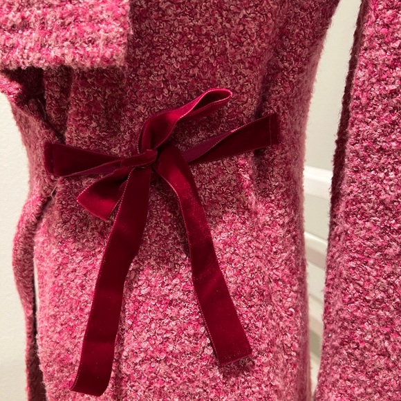Moda International Boucle’ Pink Sweater, XXS - Picture 3 of 5